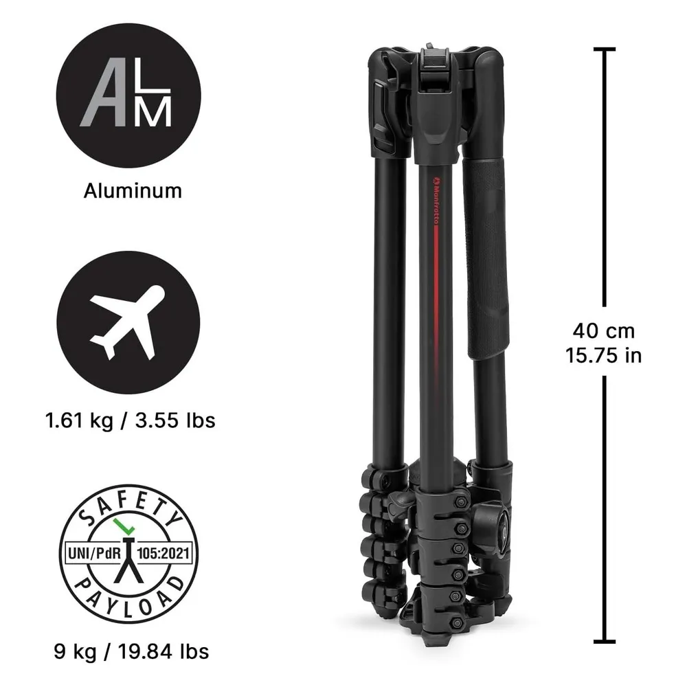 Stativ Manfrotto Befree Advanced AS MKBFRLA4FB-BH Aluminium Hebelverschlüsse Leichtgewicht