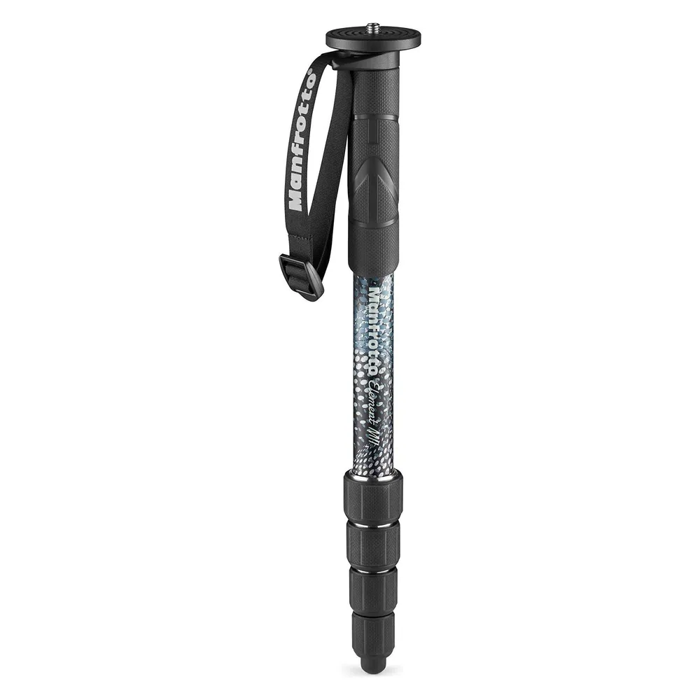 Monopod Manfrotto Element MII Schwarz 5 Sektionen Aluminium 159 cm 16 kg