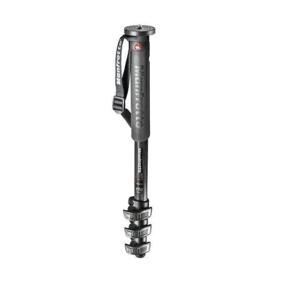 Manfrotto MPMXPROC4 Carbon Einbeinstativ 4 Segmente Quick Power Schwarz