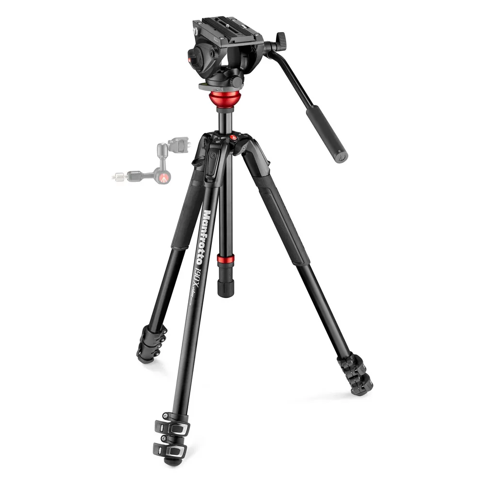 Manfrotto MVKN12TWINMC Stativ Digitale Film/Kameras 3 Bein(e) Schwarz