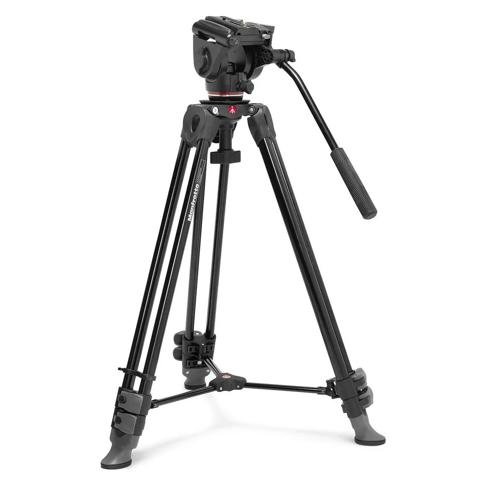 Stativ Manfrotto MVK500XAM Video Aluminium mit 500X Fluidkopf und 155 cm Höhe