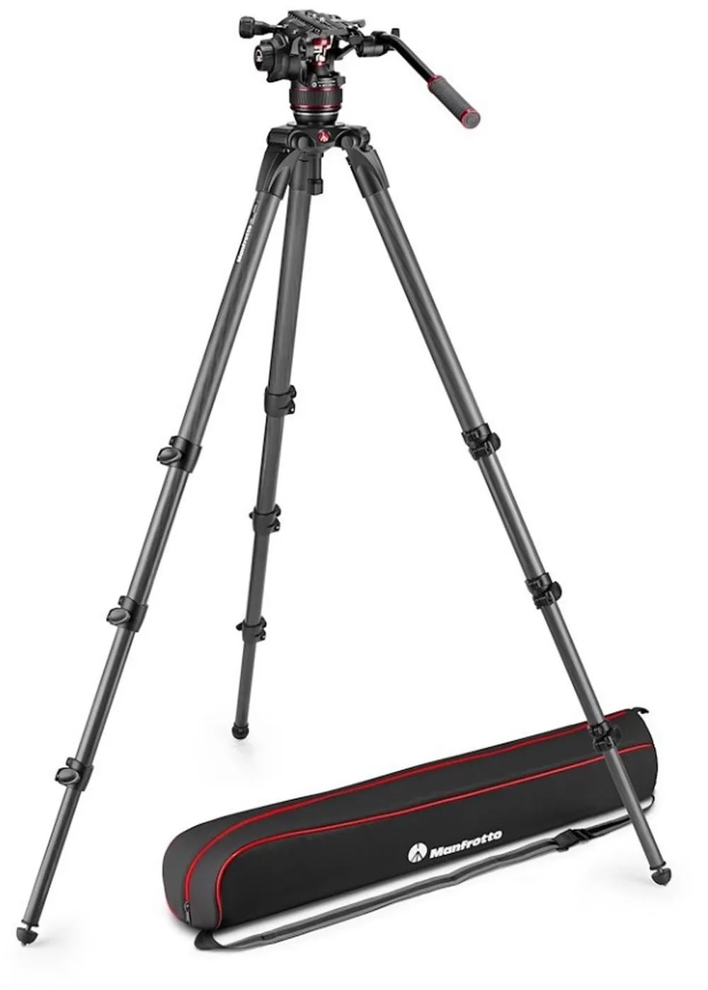 Manfrotto Nitrotech 608 Carbon Video-Stativ