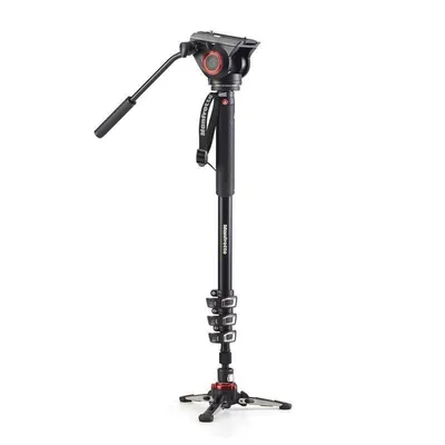 Monopod Manfrotto MVMXPRO500 Aluminium 4-teilig mit Fluid Video Head 2,03 m