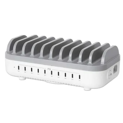 Manhattan 10-Port USB-Power Delivery-Ladestation 200W | 102766 |