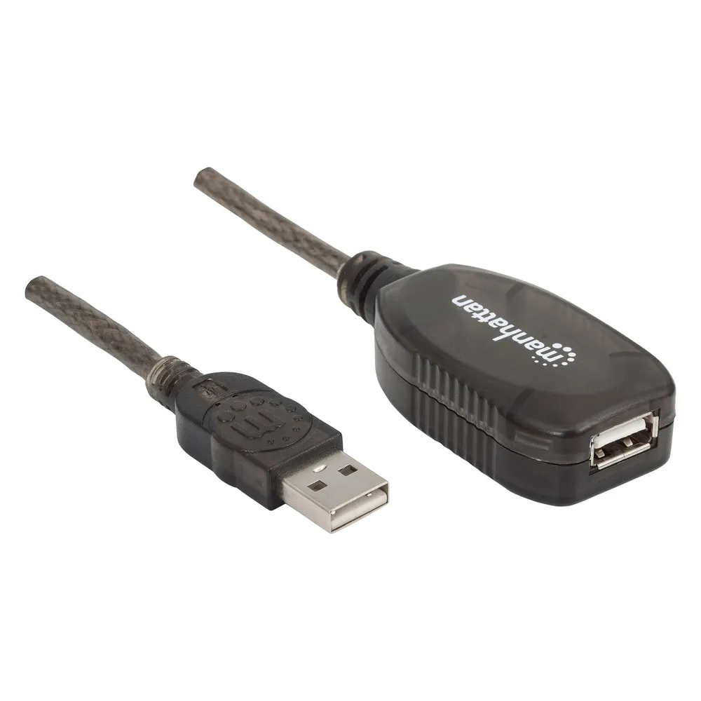 Manhattan USB-Repeater Kabel USB 2.0 A -> A St