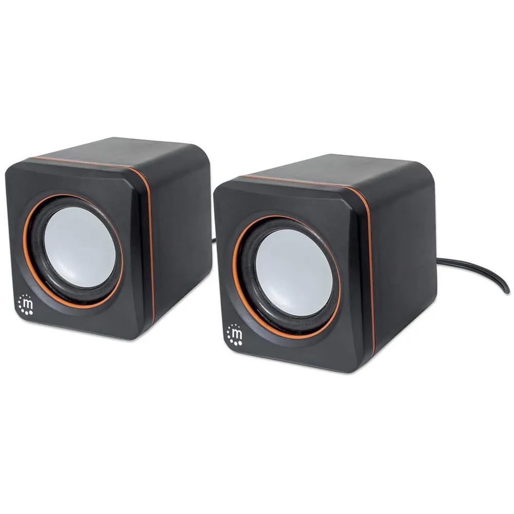 Altavoces Manhattan Kompakt USB 6 W 3,5 mm Klinke Stereo tragbar