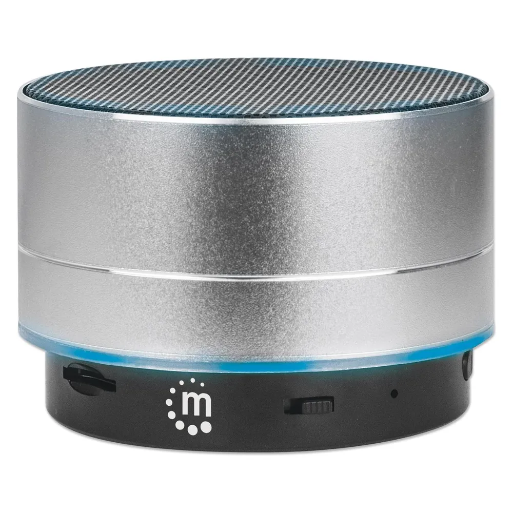 Manhattan Metallic LED-Bluetooth-Lautsprecher