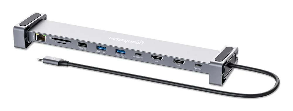 Manhattan 10-in-1 | 190398 | Dockingstation - USB-C 3.2