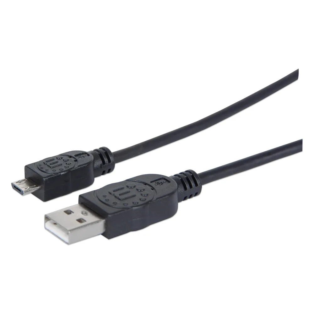 Manhattan Hi-Speed USB Micro-B Anschlusskabel (1.80 m, USB 2.0, 2.50 W)