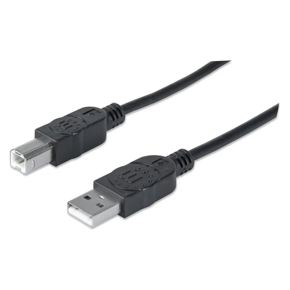 Manhattan Hi-Speed USB B Anschlusskabel (3 m, USB 2.0)