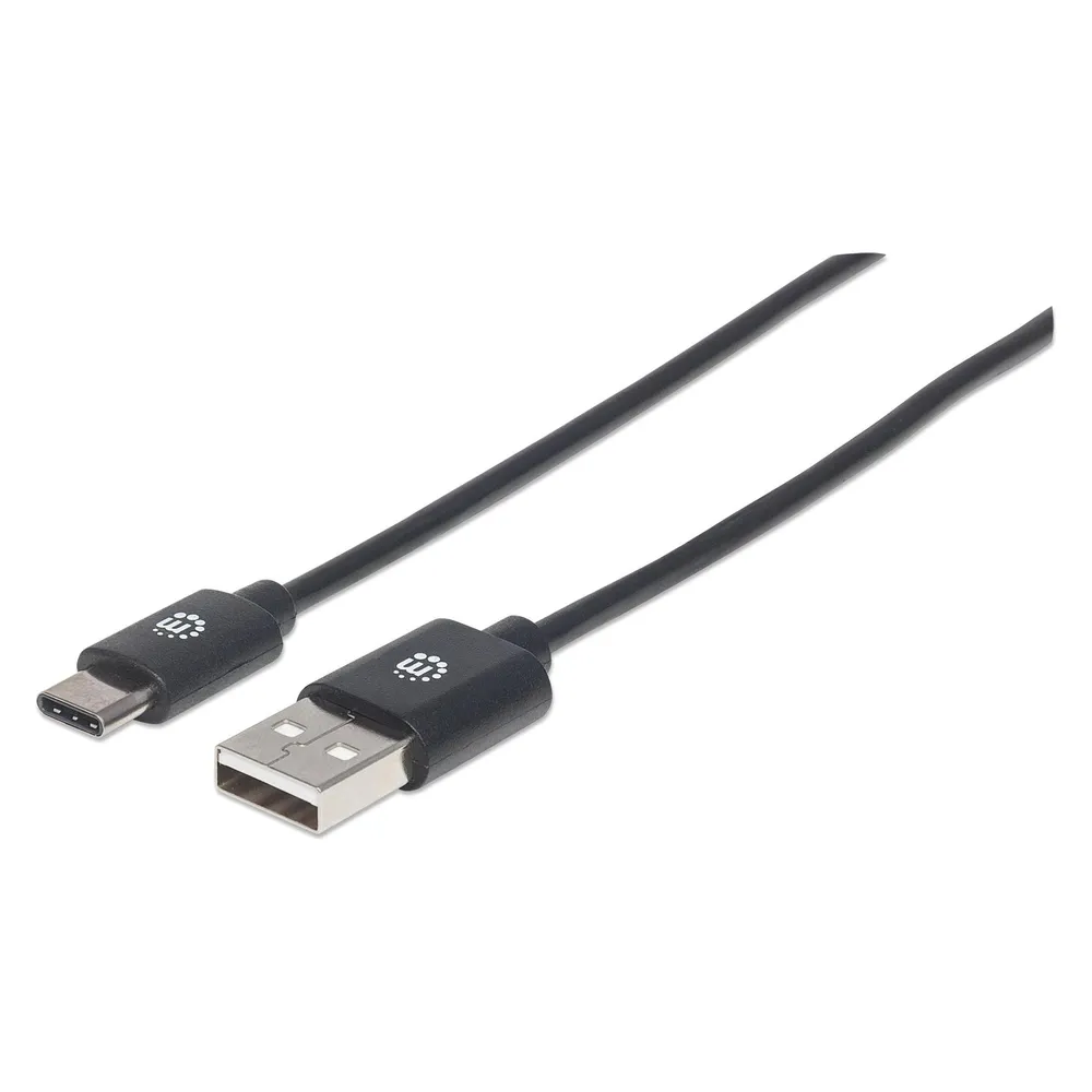 Manhattan Hi-Speed USB C Anschlusskabel (1 m, USB 2.0, 18 W)