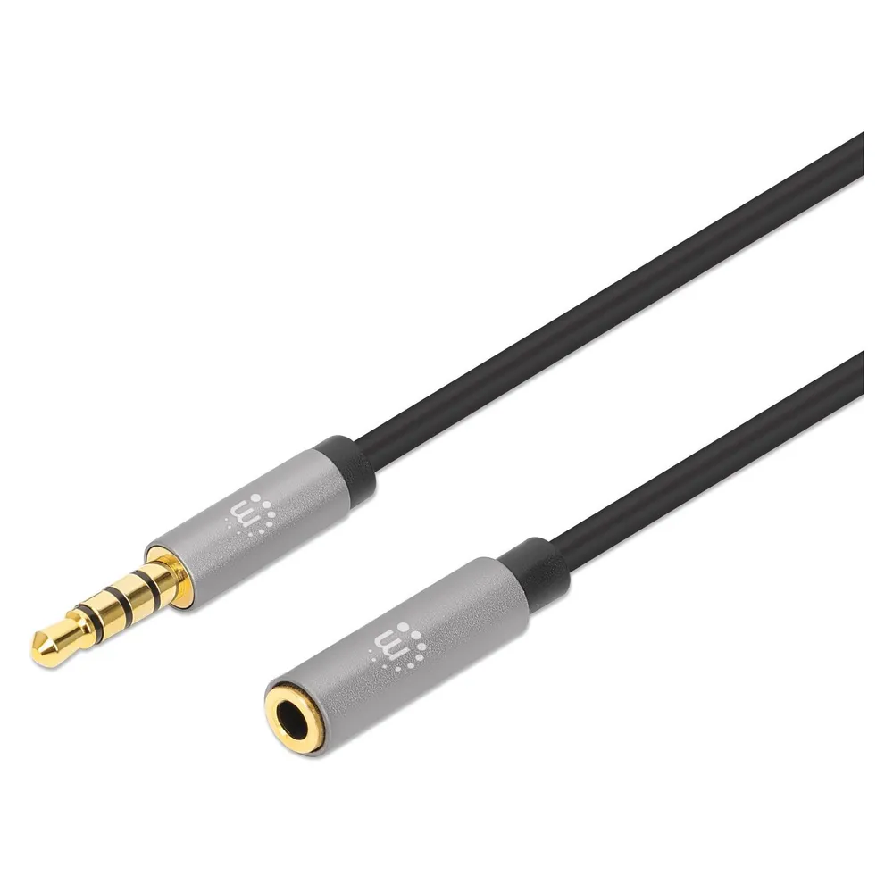 Manhattan 3.5mm Klinke – 3.5mm Buchse (1 m, AUX Kabel)