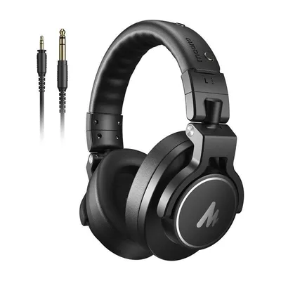 Kabelgebundene Maono MH700 Kopfhörer mit 3,5 mm und 6,35 mm Anschluss, schwarz