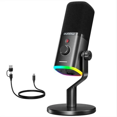 Mikrofon Maono PD100X USB/XLR dynamisch Cardioid mit RGB-Beleuchtung