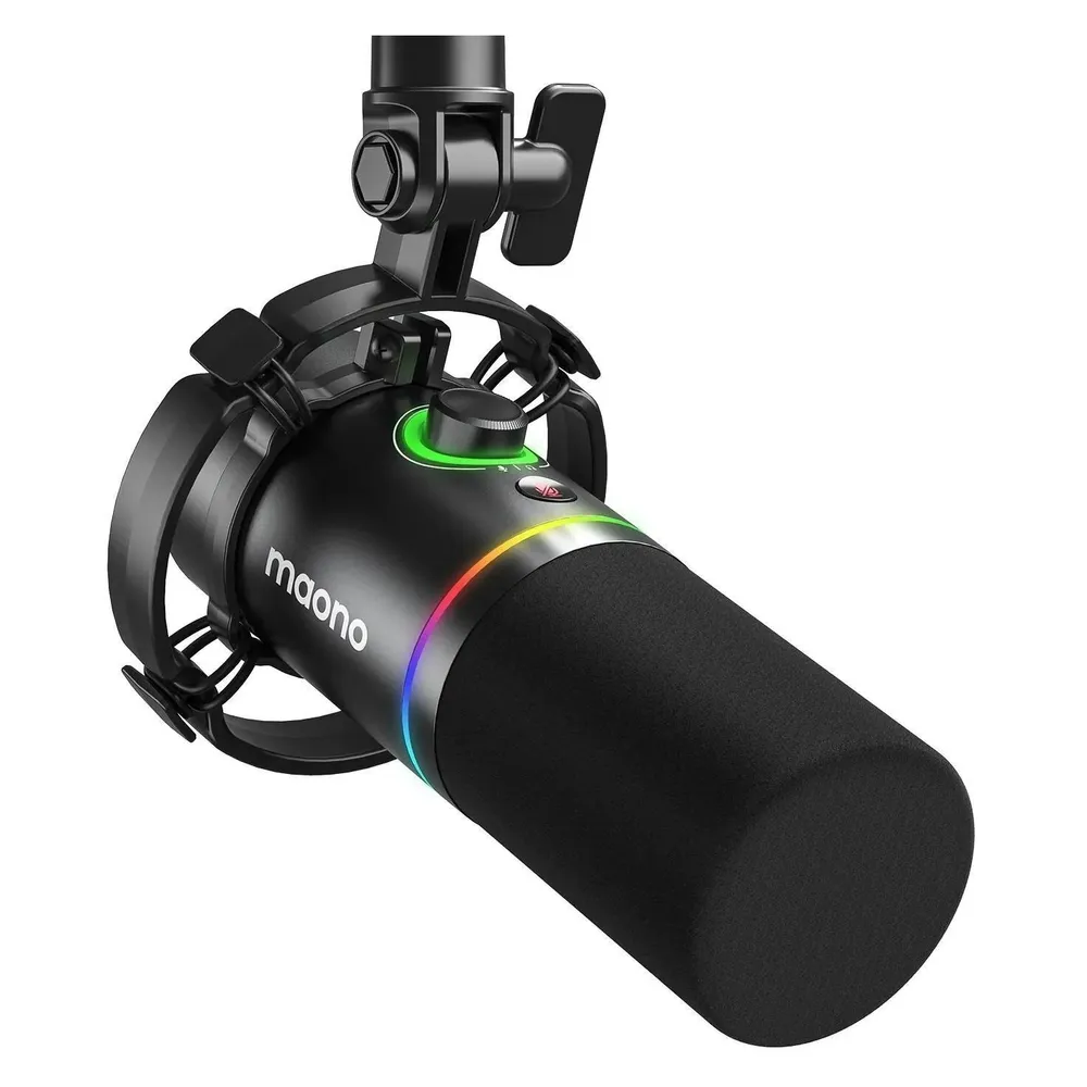 Mikrofon Maono PD200x dynamisch XLR mit Lautstärkeregelung und RGB