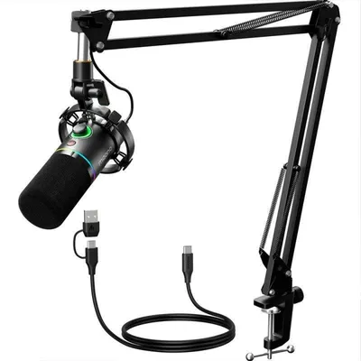 Mikrofon Maono PD200XS USB/XLR dynamisch RGB mit Armhalterung