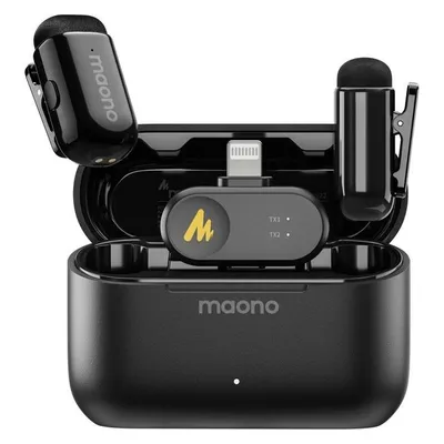 Mikrofon Maono Wm622 Pb2 Wireless System omnidirektional mit langer Akkulaufzeit