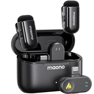 Mikrofon Maono Wm622 Pb2 Wireless System omnidirektional mit langer Akkulaufzeit
