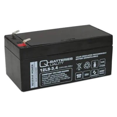 Q-Batteries 12V-3,4AH 134X67X61