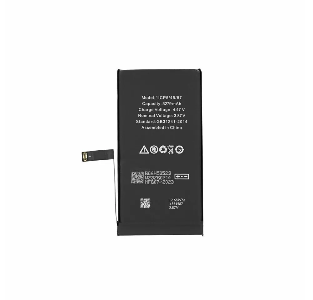 14 Akku für iPhone 14 wie Original 3125mAh Batterie Ersatzakku Handy-Akku (1 St)