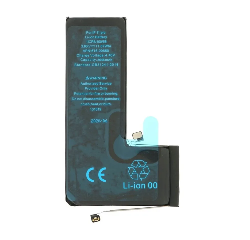 616-00660 Akku für iPhone 11 Pro wie Original Batterie Ersatzakku Handy-Akku (1 St)