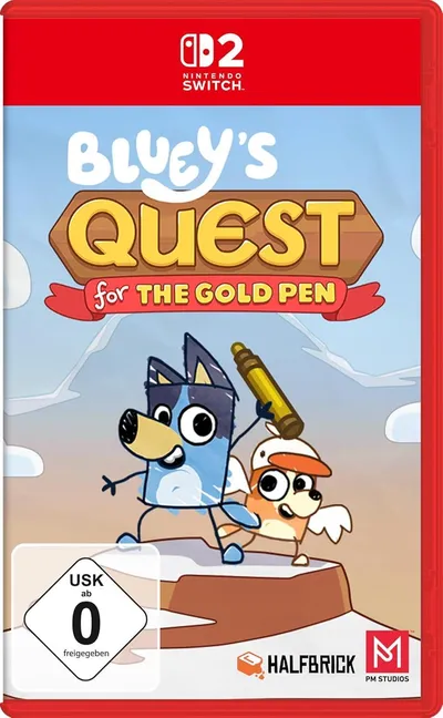 Bluey's Quests for the Gold Pen Nintendo Switch 2-Spiel