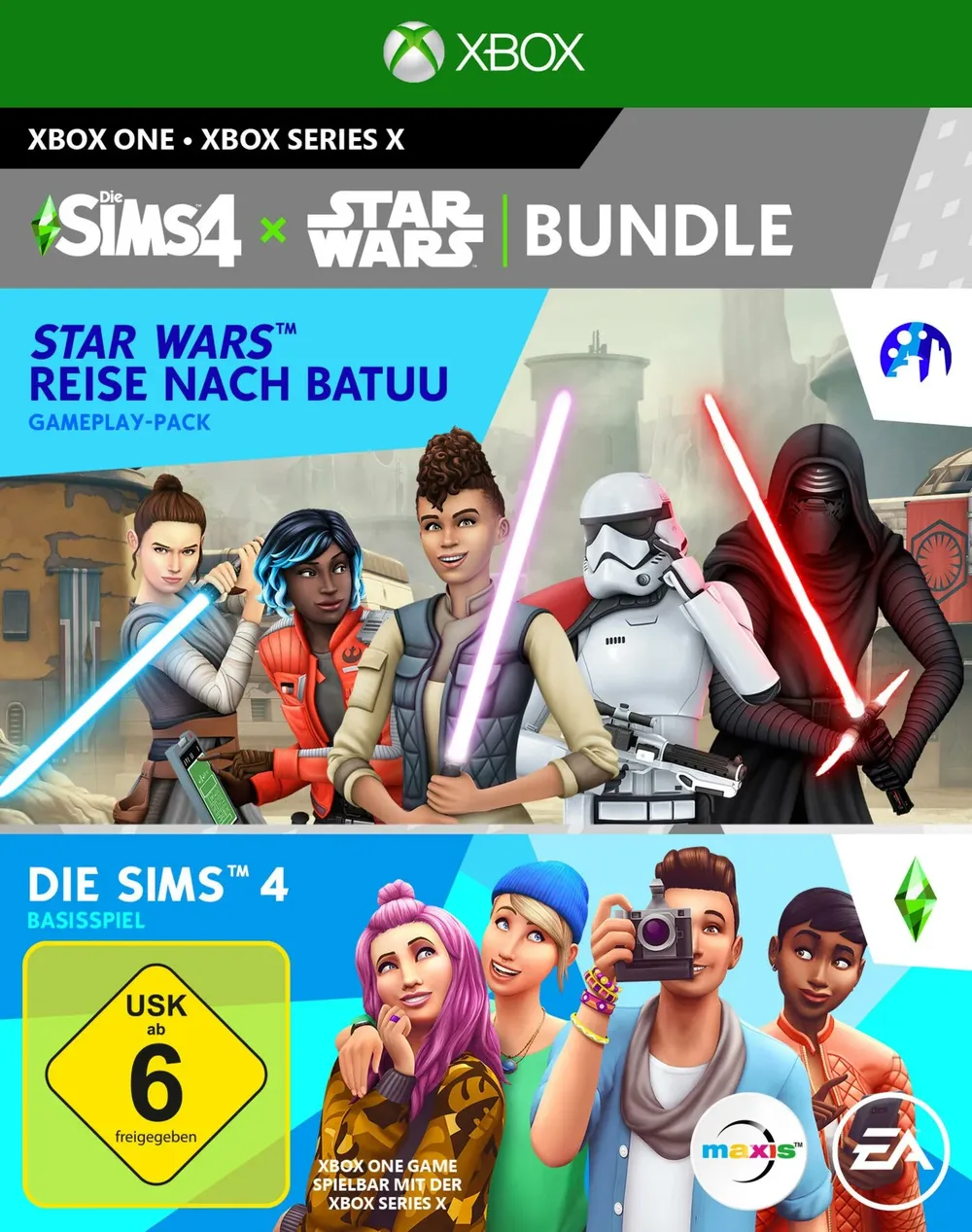 Die Sims 4 + Star Wars: Reise nach Batuu Add-On (Bundle) - Xbox Series X/Xbox One