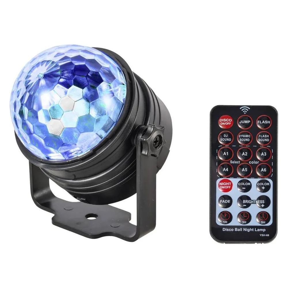 SMD LED Party-Lichteffekt 6 W RGB Anzahl Leuchtmittel: 6