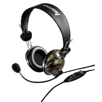 HAMA Headset Woodland mit Kabelfernbedienung