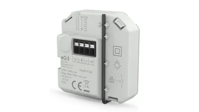 Homematic IP Smart Home Schaltaktor mit Tastereingang (6A) – Unterputz, HmIP-FSI6