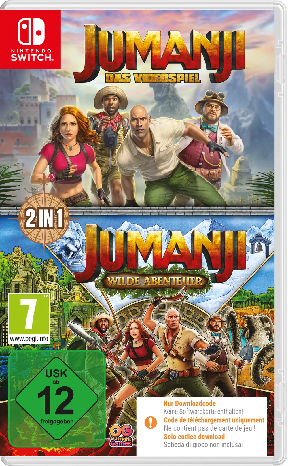 Jumanji 1+2 Compilation Nintendo Switch-Spiel