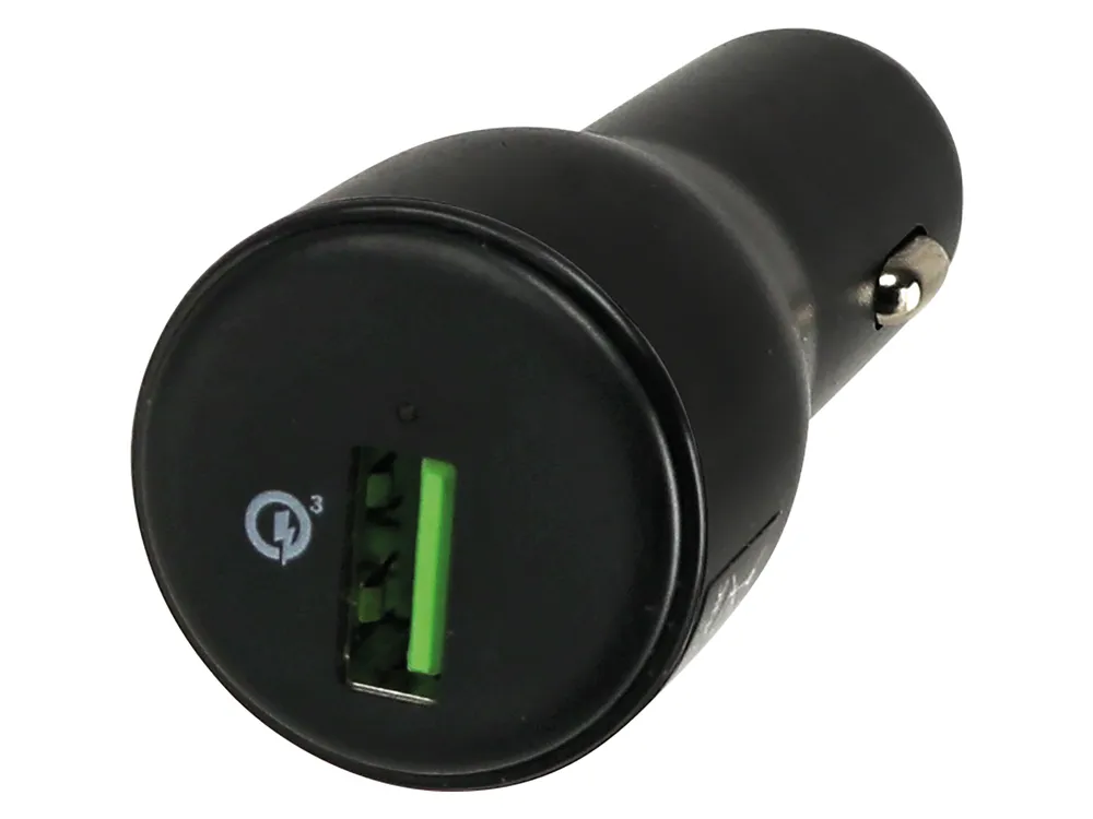 KFZ-USB-Ladegerät, 120, QC3.0, 18W