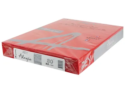 Kopierpapier REY/ADAGIO A3 80 g/m², 500 Blatt, Intensivrot