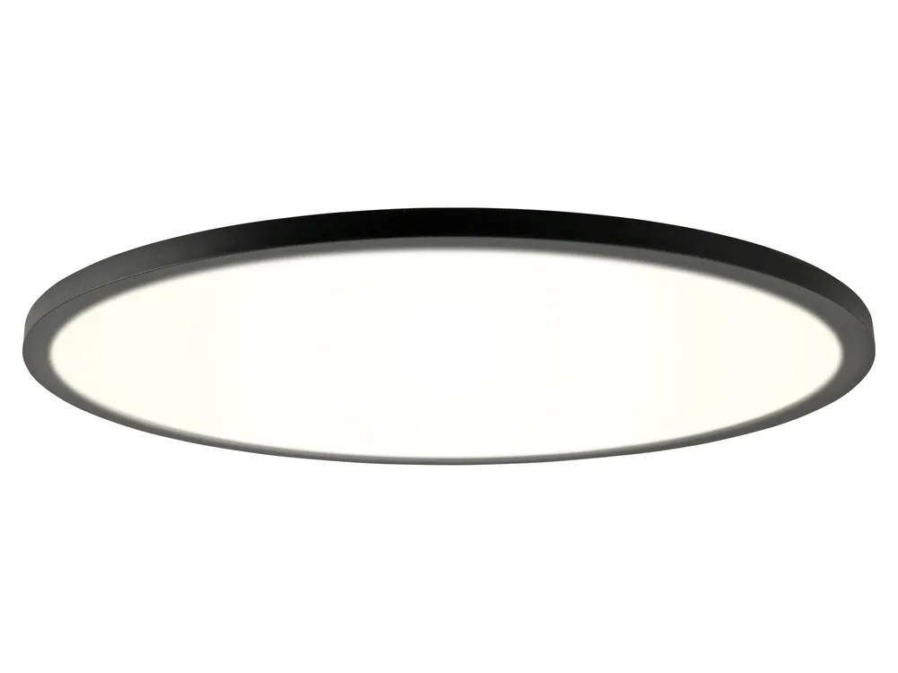 LED-Deckenleuchte, 23,5 W, CCT, 1600 lm, 2700...5000 K, IP44, schwarz, B-Ware