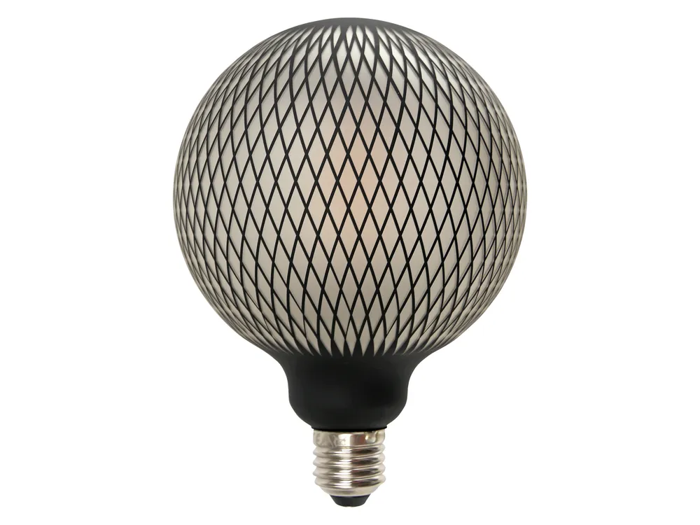 LED-Lampe, E27, 4W, 1800K, EEK: G, 150lm, warmweiß, schwarz