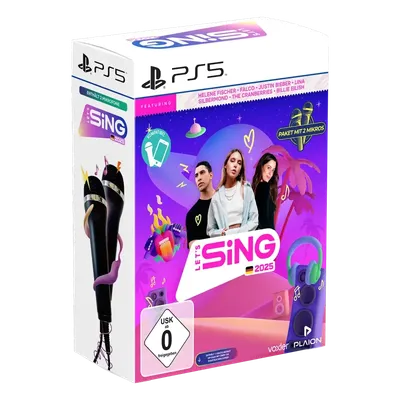 Let's Sing 2025 + 2 Mics PS5-Spiel
