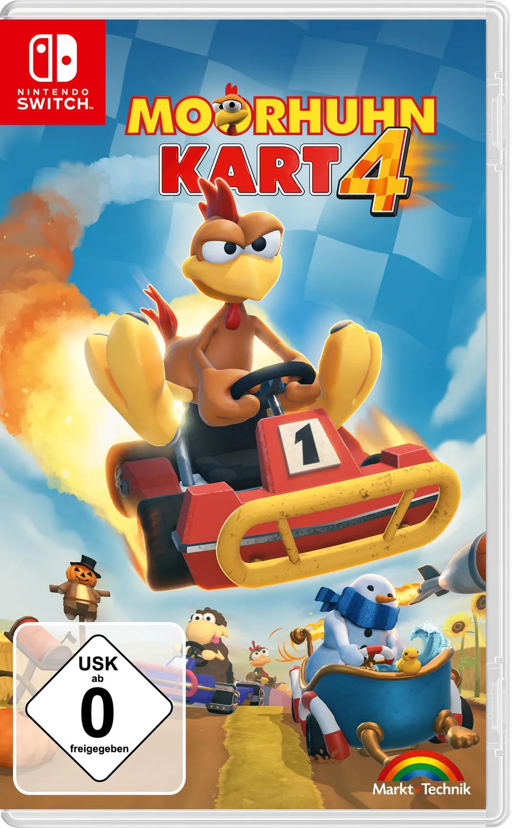 Moorhuhn Kart 4 Nintendo Switch-Spiel