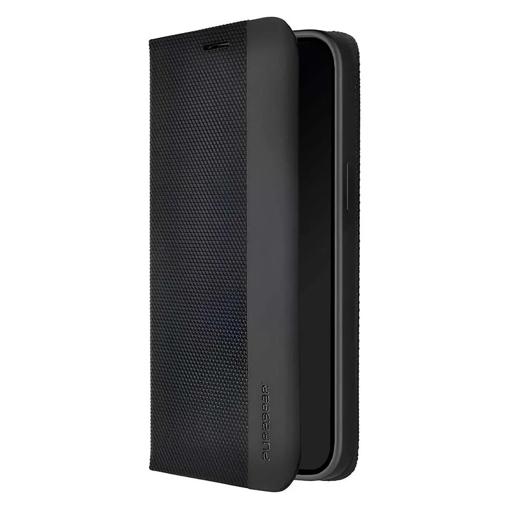 PureGear WALLET-Serie – iPhone 14 Klapphülle (schwarz)