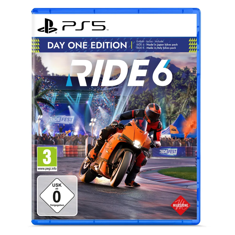 RIDE 6 (Day One Edition) PS5-Spiel