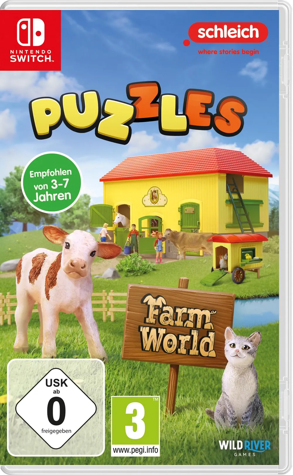 Schleich Puzzle Farmworld Nintendo Switch-Spiel