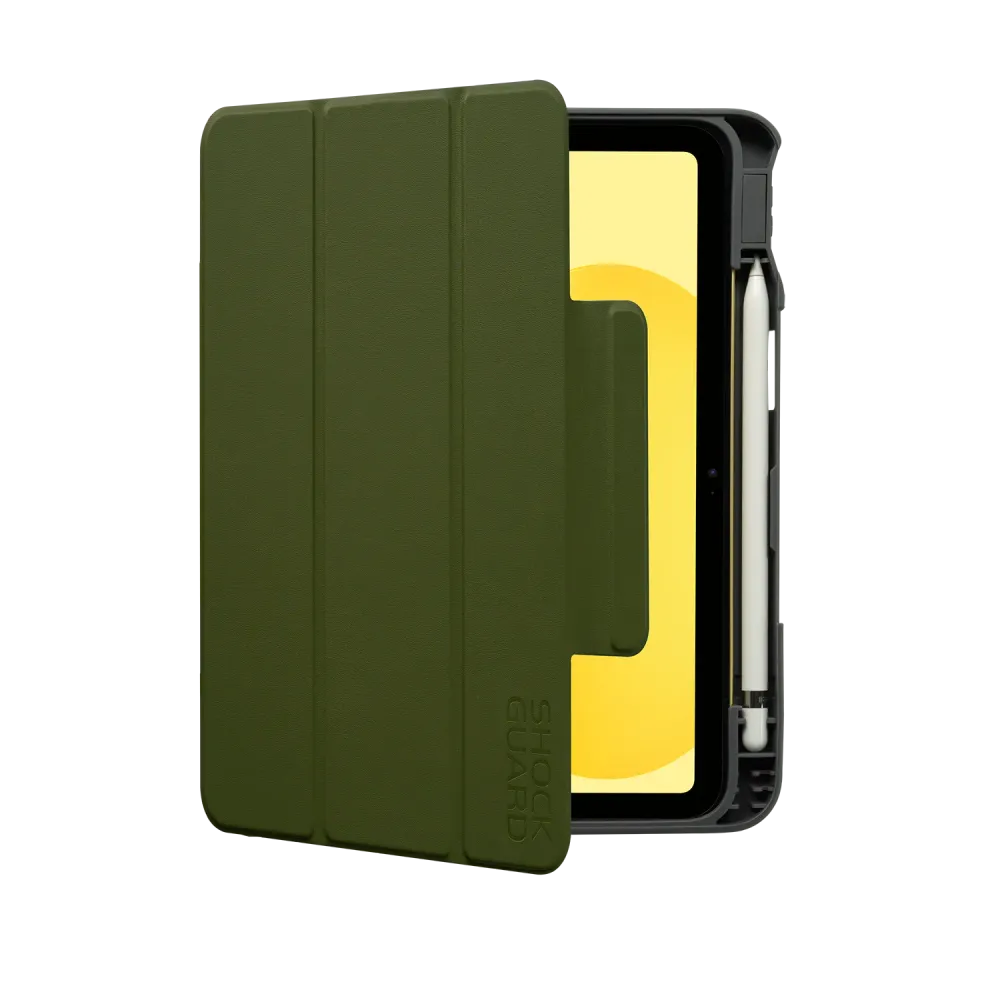 Shockguard THE ULTRA iPad 10. Gen. &amp; A16 Folio Case Waldgrün