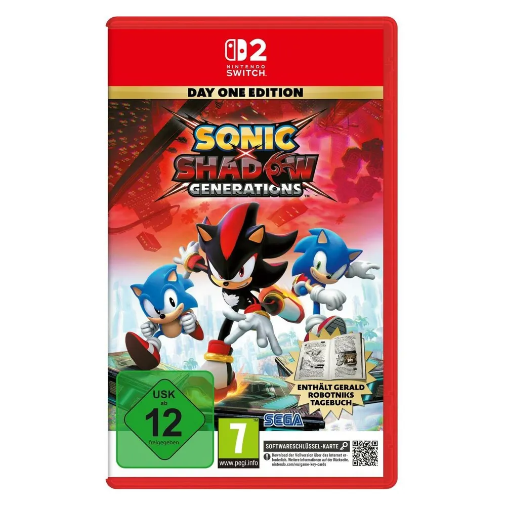 Sonic X Shadow Generations (Day One Edition) (Key Card) Nintendo Switch 2-Spiel