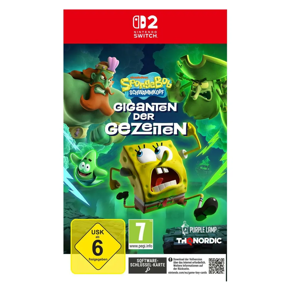 Spongebob Schwammkopf: Giganten der Gezeiten Nintendo Switch 2-Spiel