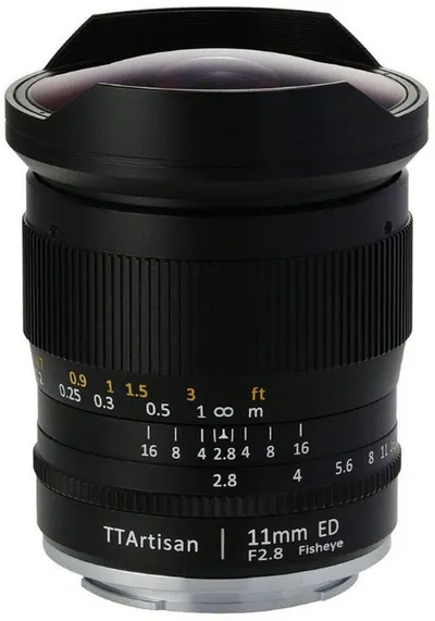 TTArtisan 11mm f2,8 Fisheye Canon EF Vollformat Objektiv