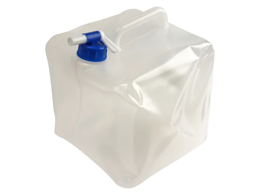 Wasserkanister, faltbar, 10 Liter, Lebensmittelecht, mit Hahn