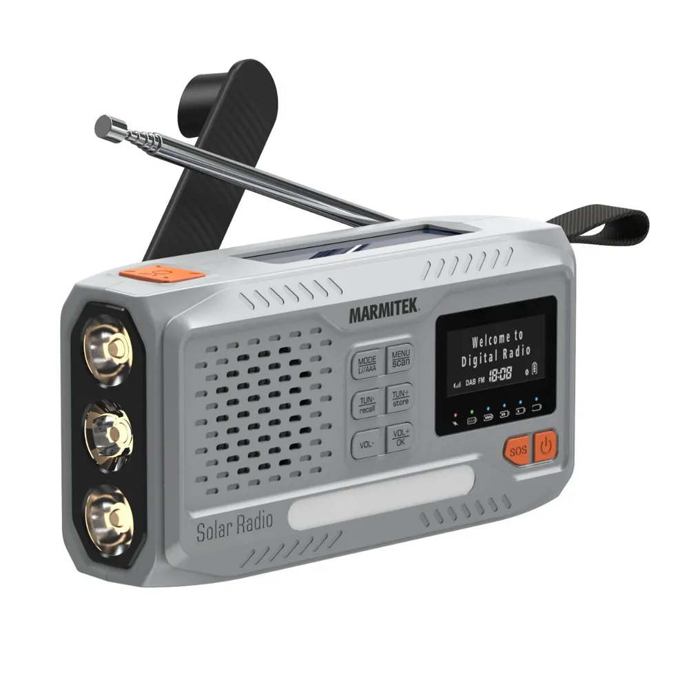 RESQ 100 - Kurbelradio grau