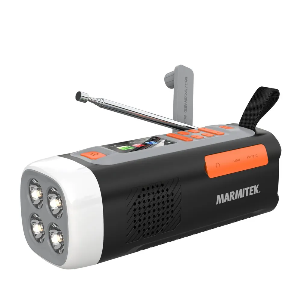 RESQ 200 - Kurbelradio schwarz DAB+-Taschenradio