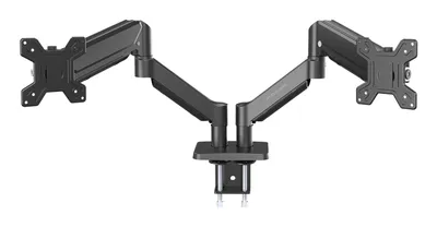 Mars Gaming Marm-pro2 Doppelarm-Monitorhalterung für 13"-27" VESA Max 10kg Schwarz
