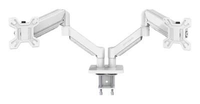 Mars Gaming Marm-pro2 Doppelarm-Monitorhalterung für 13"-27" VESA Max 10kg Weiß