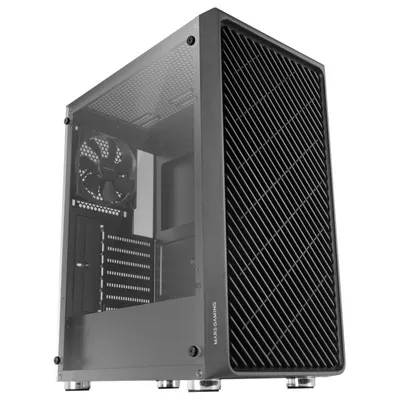Mars Gaming MC-3000 Semi Tower ATX gehärtetes Glas USB 3.0 Schwarz
